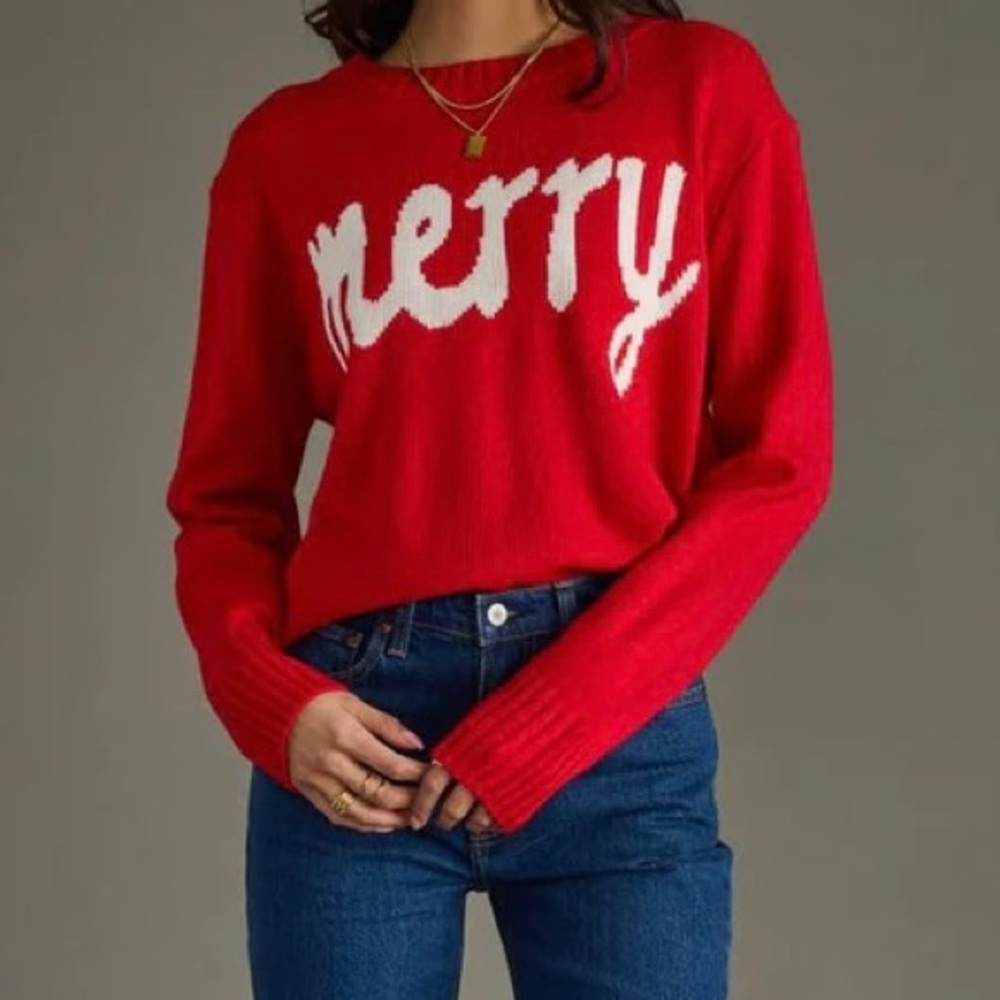 GU Panache Red 'Merry' Crew Neck Sweater
Worn Once